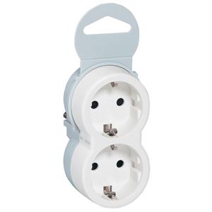 Adaptador Frontal 2 Tomas - 10/16A 050655 LEGRAND