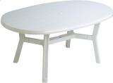 Mesa Ovalada Blanca 170x95 