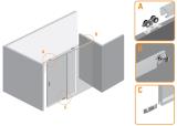 Corredera Ducasse DN50 Kit con freno