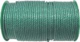Cuerda tendal forrada 5mm. verde 100metros