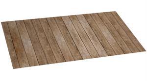 Alfombra vinílica estampada CROMA WOOD GRIS 45x75 cm AP300